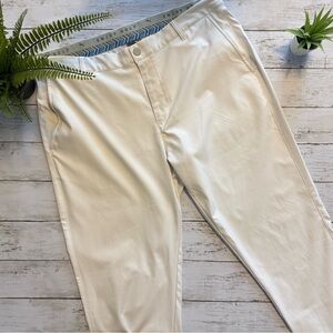 PUMA Golf Tailored Pants – Alabaster/White (Enjoy Golf Waistband) – Men's 36x32